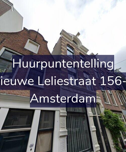 Foto gevel Huurpuntentelling voor Nieuwe Leliestraat 156-2, Amsterdam