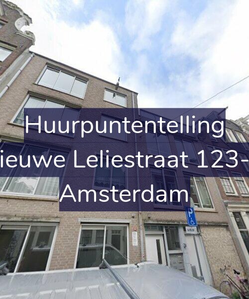 Foto gevel Huurpuntentelling voor Nieuwe Leliestraat 123-D, Amsterdam