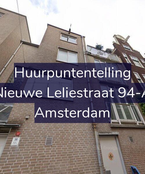 Foto gevel Huurpuntentelling voor Nieuwe Leliestraat 94-A, Amsterdam