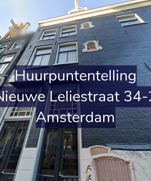 Foto gevel Huurpuntentelling voor Nieuwe Leliestraat 34-2, Amsterdam