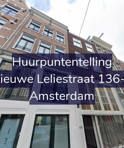 Foto gevel Huurpuntentelling voor Nieuwe Leliestraat 136-2, Amsterdam