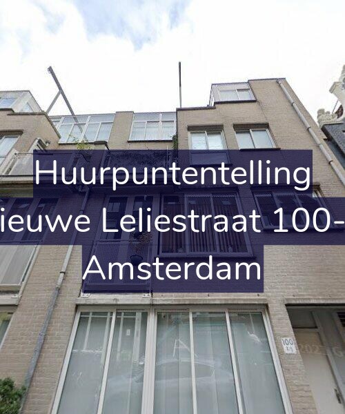 Foto gevel Huurpuntentelling voor Nieuwe Leliestraat 100-A, Amsterdam
