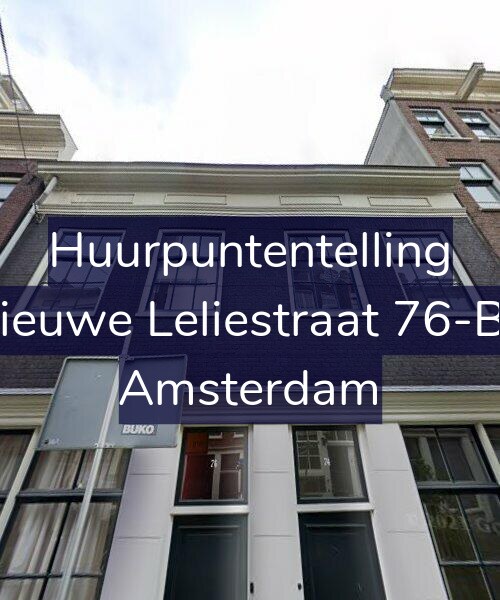 Foto gevel Huurpuntentelling voor Nieuwe Leliestraat 76-B2, Amsterdam