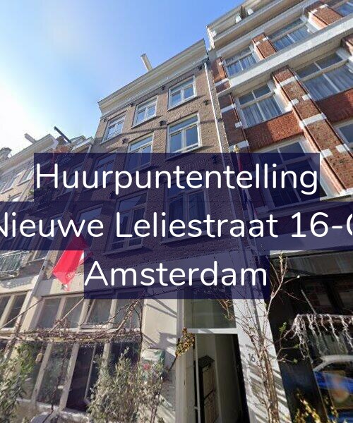 Foto gevel Huurpuntentelling voor Nieuwe Leliestraat 16-C, Amsterdam