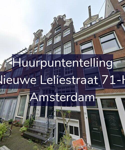 Foto gevel Huurpuntentelling voor Nieuwe Leliestraat 71-H, Amsterdam