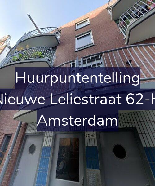 Foto gevel Huurpuntentelling voor Nieuwe Leliestraat 62-H, Amsterdam