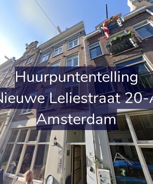 Foto gevel Huurpuntentelling voor Nieuwe Leliestraat 20-A, Amsterdam