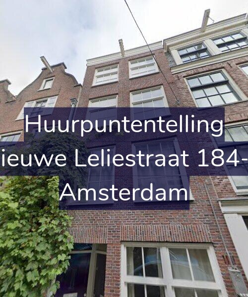 Foto gevel Huurpuntentelling voor Nieuwe Leliestraat 184-3, Amsterdam