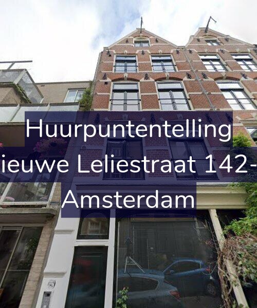 Foto gevel Huurpuntentelling voor Nieuwe Leliestraat 142-1, Amsterdam