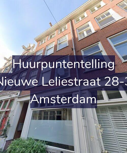 Foto gevel Huurpuntentelling voor Nieuwe Leliestraat 28-3, Amsterdam