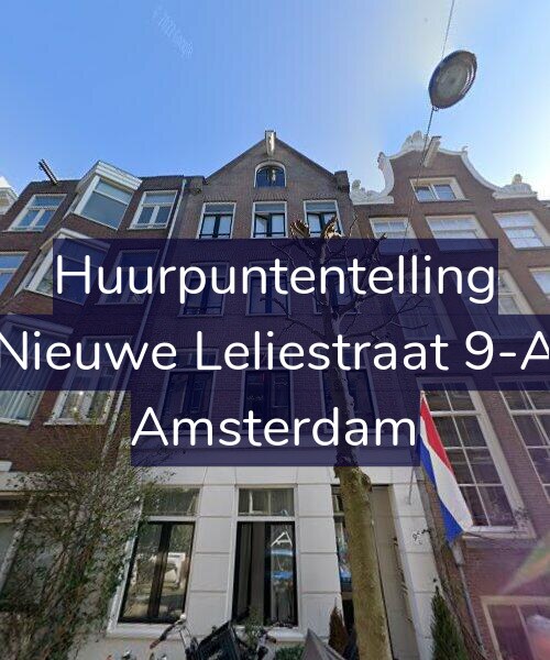 Foto gevel Huurpuntentelling voor Nieuwe Leliestraat 9-A, Amsterdam