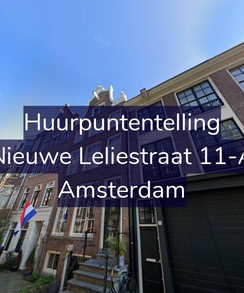 Foto gevel Huurpuntentelling voor Nieuwe Leliestraat 11-A, Amsterdam