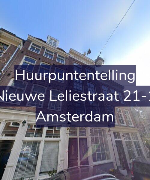 Foto gevel Huurpuntentelling voor Nieuwe Leliestraat 21-1, Amsterdam