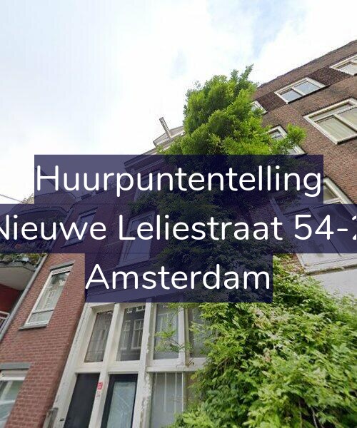 Foto gevel Huurpuntentelling voor Nieuwe Leliestraat 54-2, Amsterdam