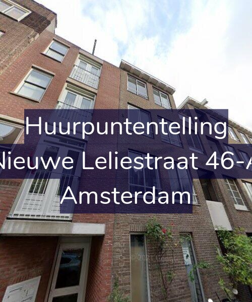 Foto gevel Huurpuntentelling voor Nieuwe Leliestraat 46-A, Amsterdam