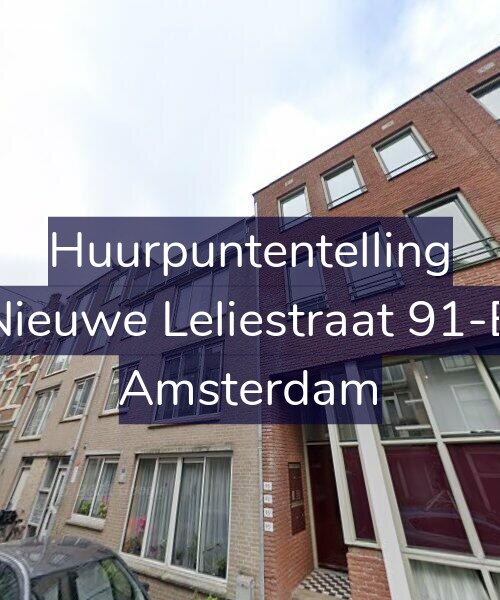 Foto gevel Huurpuntentelling voor Nieuwe Leliestraat 91-B, Amsterdam