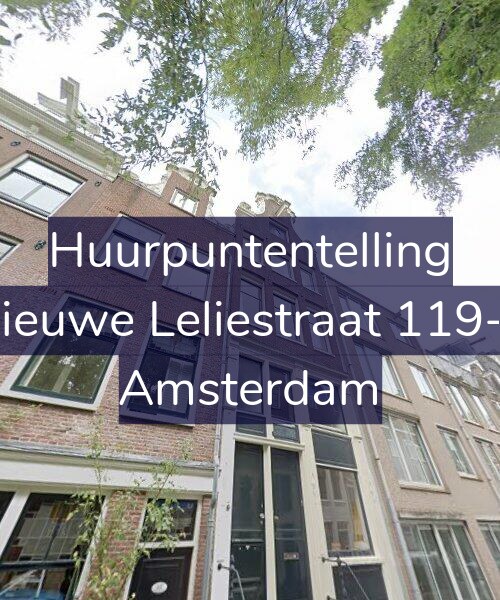 Foto gevel Huurpuntentelling voor Nieuwe Leliestraat 119-2, Amsterdam