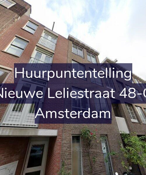 Foto gevel Huurpuntentelling voor Nieuwe Leliestraat 48-C, Amsterdam