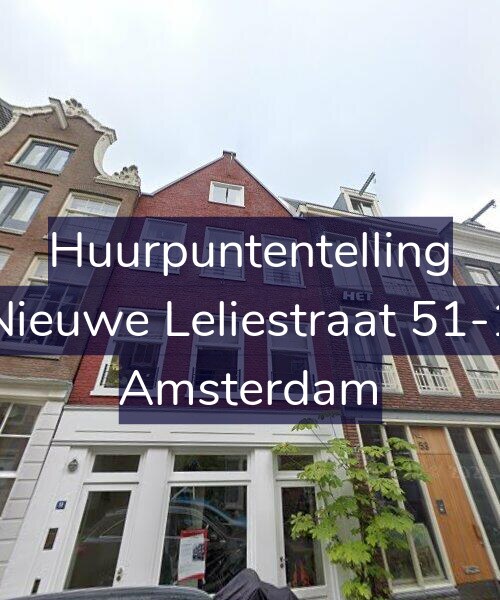 Foto gevel Huurpuntentelling voor Nieuwe Leliestraat 51-1, Amsterdam