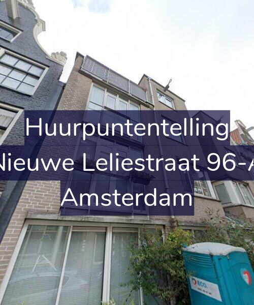 Foto gevel Huurpuntentelling voor Nieuwe Leliestraat 96-A, Amsterdam