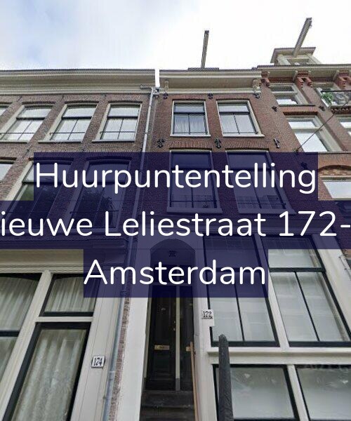 Foto gevel Huurpuntentelling voor Nieuwe Leliestraat 172-B, Amsterdam