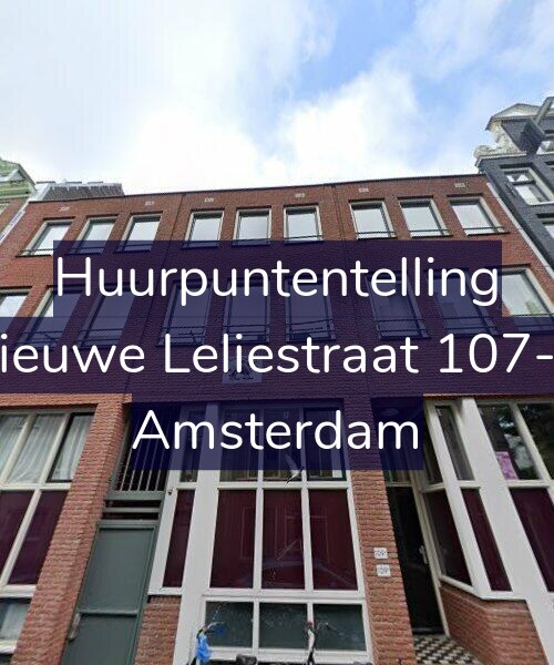 Foto gevel Huurpuntentelling voor Nieuwe Leliestraat 107-A, Amsterdam