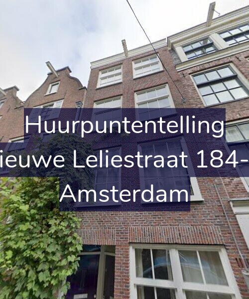 Foto gevel Huurpuntentelling voor Nieuwe Leliestraat 184-H, Amsterdam