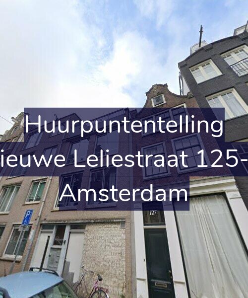 Foto gevel Huurpuntentelling voor Nieuwe Leliestraat 125-B, Amsterdam