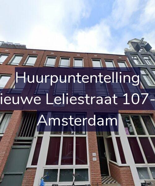 Foto gevel Huurpuntentelling voor Nieuwe Leliestraat 107-C, Amsterdam