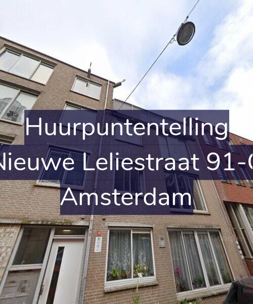 Foto gevel Huurpuntentelling voor Nieuwe Leliestraat 91-C, Amsterdam
