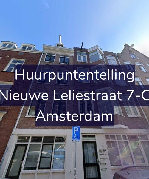 Foto gevel Huurpuntentelling voor Nieuwe Leliestraat 7-C, Amsterdam