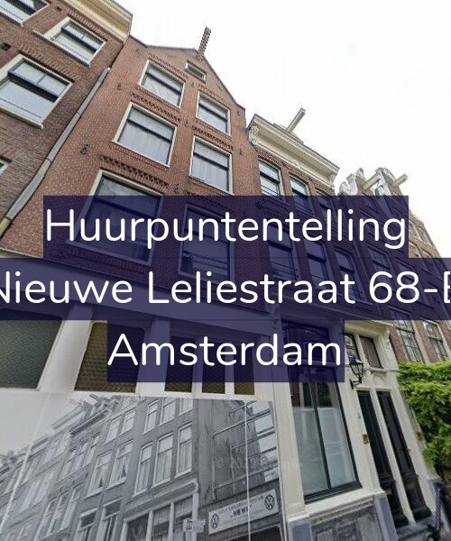 Foto gevel Huurpuntentelling voor Nieuwe Leliestraat 68-B, Amsterdam