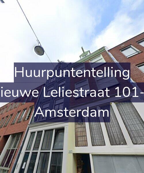 Foto gevel Huurpuntentelling voor Nieuwe Leliestraat 101-2, Amsterdam