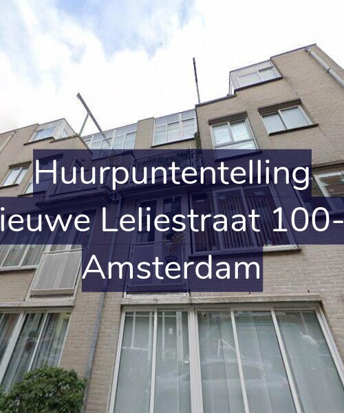 Foto gevel Huurpuntentelling voor Nieuwe Leliestraat 100-D, Amsterdam