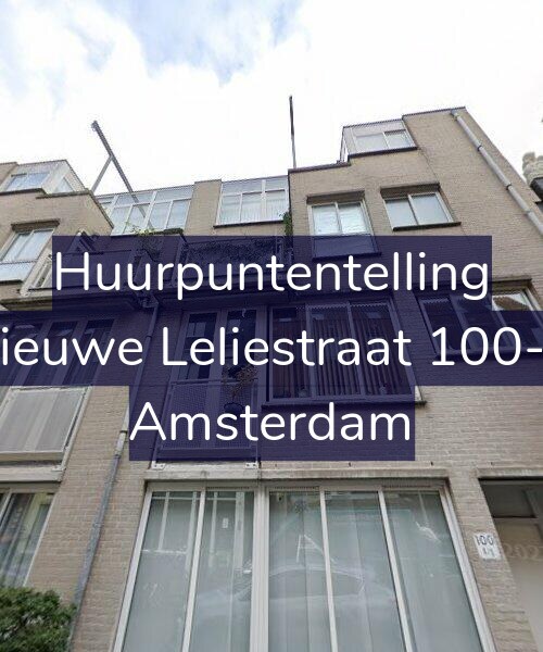 Foto gevel Huurpuntentelling voor Nieuwe Leliestraat 100-C, Amsterdam