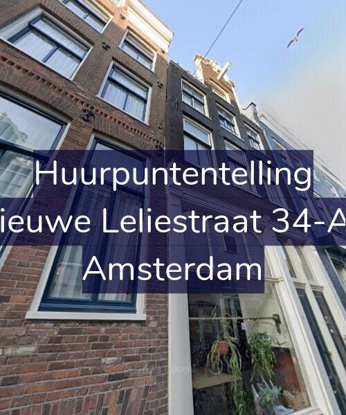 Foto gevel Huurpuntentelling voor Nieuwe Leliestraat 34-A1, Amsterdam