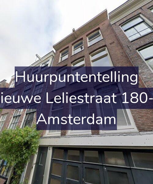 Foto gevel Huurpuntentelling voor Nieuwe Leliestraat 180-2, Amsterdam
