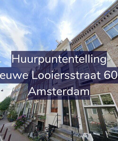Foto gevel Huurpuntentelling voor Nieuwe Looiersstraat 60-1, Amsterdam
