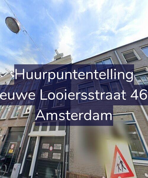 Foto gevel Huurpuntentelling voor Nieuwe Looiersstraat 46-1, Amsterdam