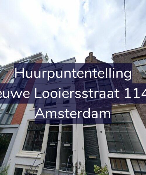 Foto gevel Huurpuntentelling voor Nieuwe Looiersstraat 114-B, Amsterdam