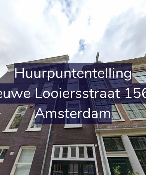 Foto gevel Huurpuntentelling voor Nieuwe Looiersstraat 156-3, Amsterdam