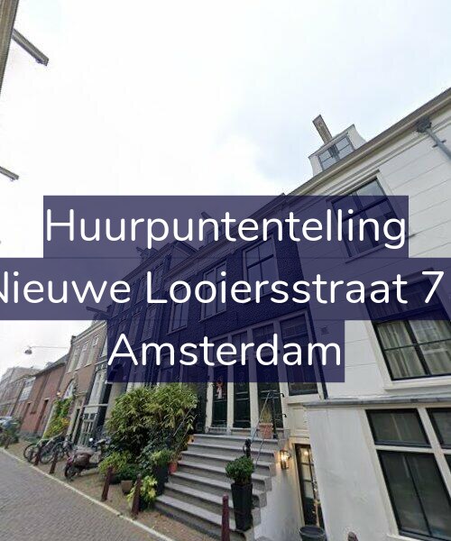 Foto gevel Huurpuntentelling voor Nieuwe Looiersstraat 75, Amsterdam