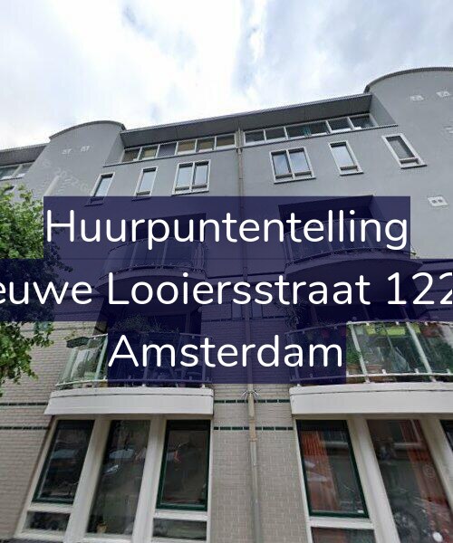 Foto gevel Huurpuntentelling voor Nieuwe Looiersstraat 122-C, Amsterdam