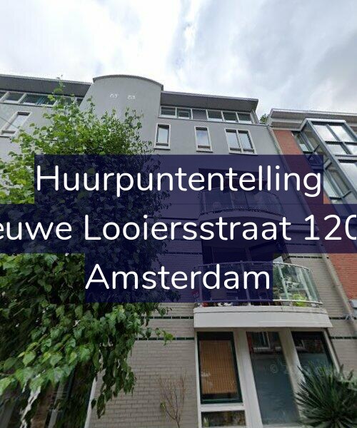 Foto gevel Huurpuntentelling voor Nieuwe Looiersstraat 120-D, Amsterdam
