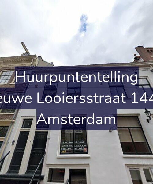 Foto gevel Huurpuntentelling voor Nieuwe Looiersstraat 144-1, Amsterdam