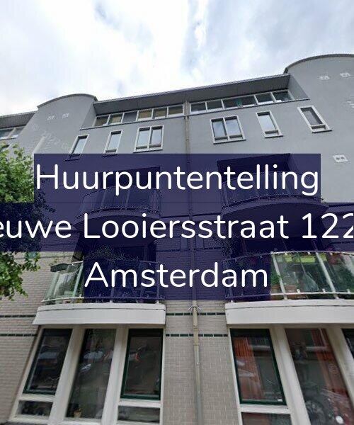 Foto gevel Huurpuntentelling voor Nieuwe Looiersstraat 122-D, Amsterdam