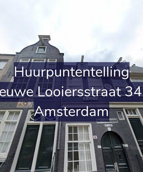 Foto gevel Huurpuntentelling voor Nieuwe Looiersstraat 34-A, Amsterdam