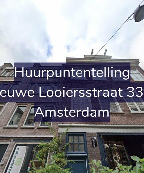 Foto gevel Huurpuntentelling voor Nieuwe Looiersstraat 33-2, Amsterdam