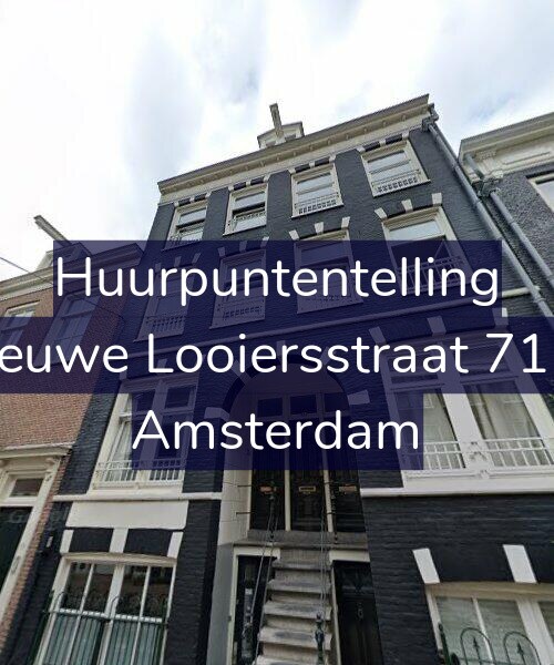 Foto gevel Huurpuntentelling voor Nieuwe Looiersstraat 71-A, Amsterdam