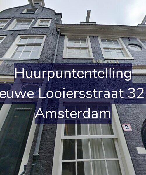 Foto gevel Huurpuntentelling voor Nieuwe Looiersstraat 32-D, Amsterdam